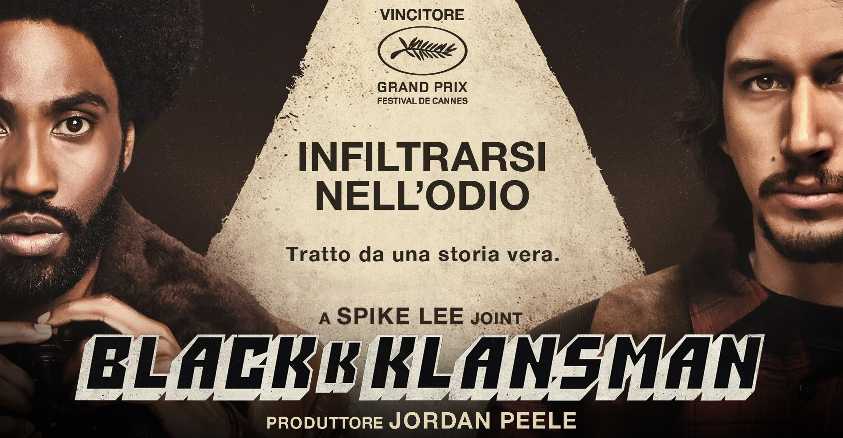 Il film del giorno: "BlacKkKlansman" (su Iris) Il film del giorno: "BlacKkKlansman" (su Iris)