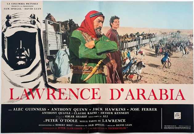 Il film del giorno: "Lawrence d'Arabia" (su TV 2000) Il film del giorno: "Lawrence d'Arabia" (su TV 2000)