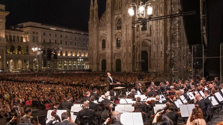 Il "Concerto per Milano" in diretta da Piazza Duomo 