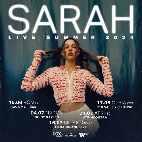 SARAH – Il primo live estivo del la vincitrice di AMICI 23