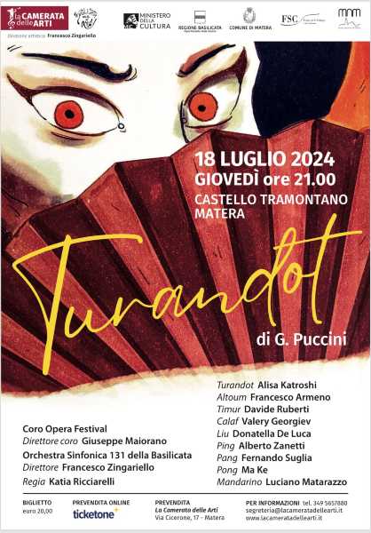 A Matera TURANDOT di G. Puccini - regia Katia Ricciarelli